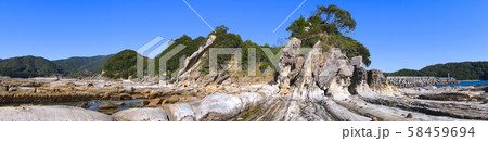 竜串海岸「日本の地質百選」の奇岩群/「足摺岬足摺宇和海国立公園」 58459694