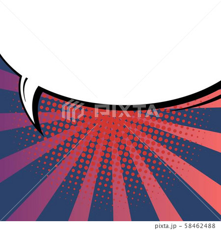 Abstract creative concept vector comic pop art style blank, layout template with clouds beams and 58462488