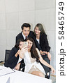 Businesspeople make selfie photo and 58465749