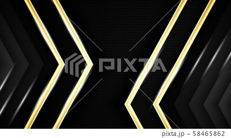 Dark abstract background vector with gold  58465862