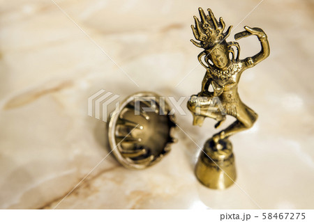 gold statue sharp marble background gold statue sharp marble background 58467275