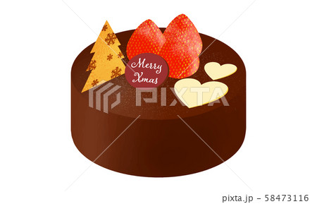 クリスマスケーキ  ショコラ 58473116