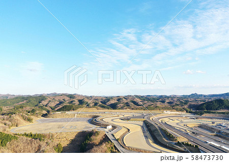 ツインリンクもてぎサーキットの空撮 58473730