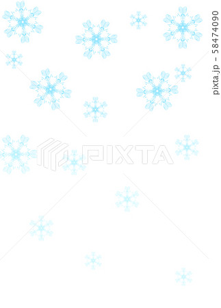 雪の結晶 58474090