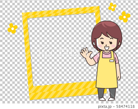 介護士の女性　写真フレーム 58474118