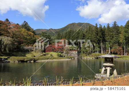 由緒ある神社の神庭、古峯園 58475101
