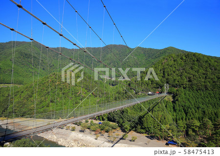 十津川谷瀬の吊り橋 58475413