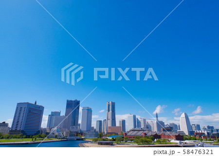 横浜市都市風景 横浜市都市風景 58476321