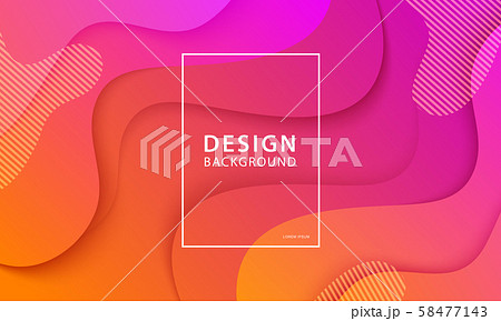 Fluid shape banner design background. Liquid 58477143