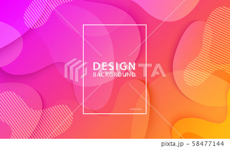 Fluid shape banner design background. Liquid 58477144