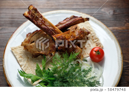 Shish kebab. catering menu 58479748