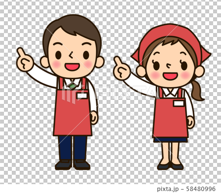 男性和女性的超市店員推薦 58480996