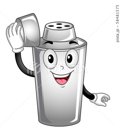 Mascot Cocktail Shaker Illustration 58481575