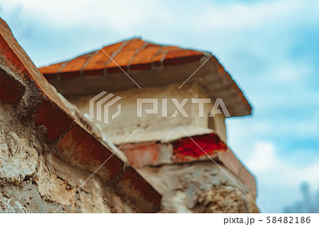 the ancient architecture of the large buildings 58482186