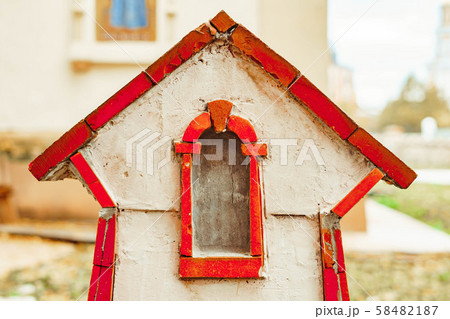 small brick house toy house 58482187