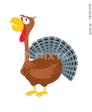 cartoon funny turkey - Stock Illustration [58482209] - PIXTA