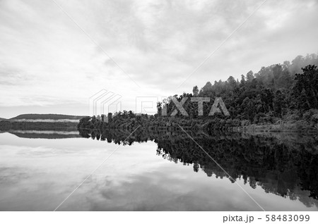 Beautiful scenery,Lake Mapourika,New Zealand Beautiful scenery,Lake Mapourika,New Zealand 58483099