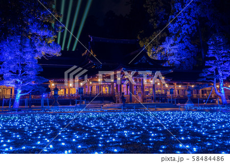 滋賀県　多賀大社　神あかり　祈りの石ころあかり 58484486