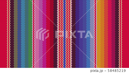 Blanket stripes seamless vector pattern. 58485219