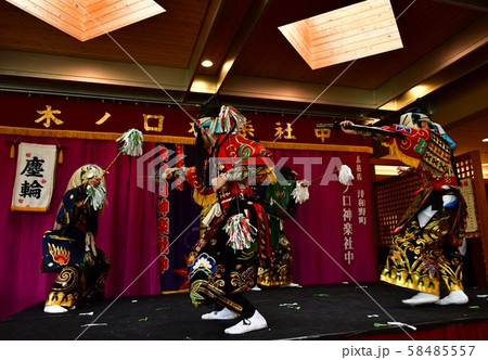 石見神楽演目塵輪 58485557