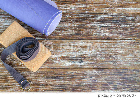 Yoga practice background 58485607