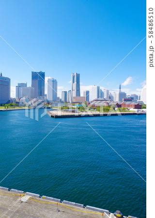 横浜みなとみらい都市風景 横浜みなとみらい都市風景 58486510