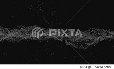 Abstract digital background with particles Abstract digital background with particles 58487269