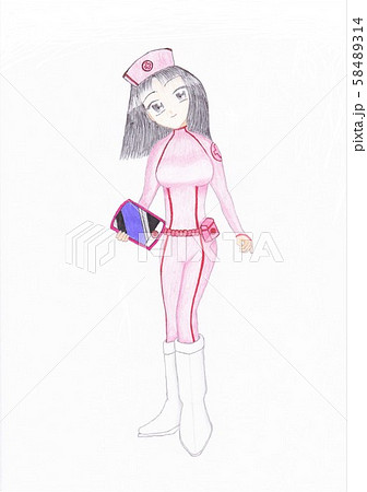 ナース(レトロフューチャー風) 58489314