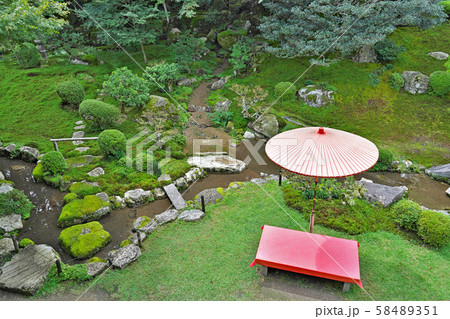 【旧竹林院 庭園】 滋賀県大津市坂本５ 58489351