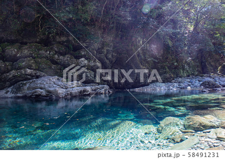 仁淀川の水晶淵 仁淀川の水晶淵 58491231