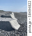 海岸 テトラ 空 無 58494822