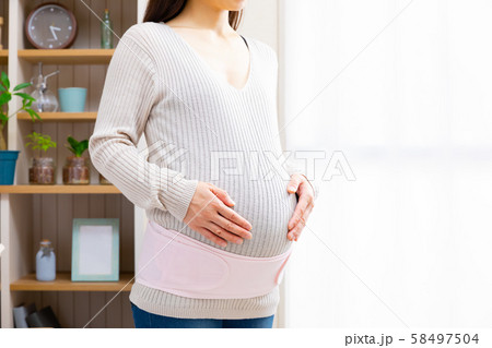 骨盤ベルト　妊婦　着脱　調整 58497504