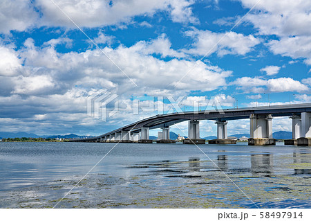【琵琶湖大橋】 滋賀県守山市今浜町 58497914