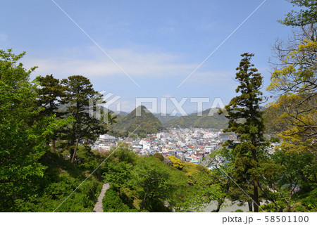 下田公園から見た下田市街(静岡県下田市) 58501100