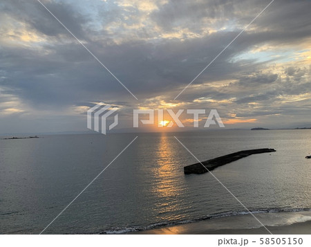 海と夕日 海と夕日 58505150
