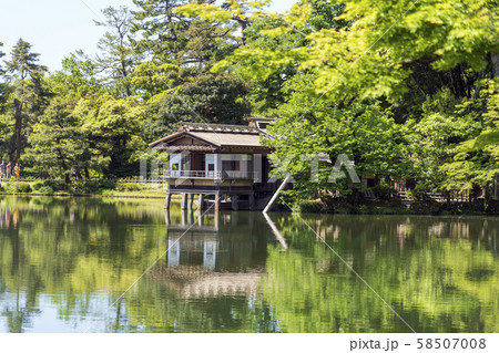 初夏の兼六園　内橋亭 58507008