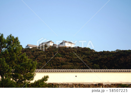 静かな朝を迎える天草の富岡城跡の風景 静かな朝を迎える天草の富岡城跡の風景 58507225