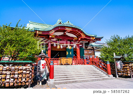 東京 亀戸天神社 社殿 58507262