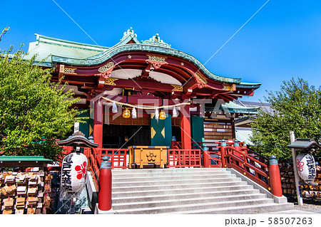 東京 亀戸天神社 社殿 58507263
