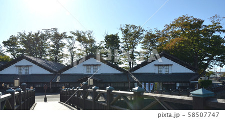 山形県酒田市山居倉庫・観光地 58507747