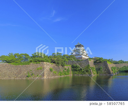 大阪城 北西側 58507765