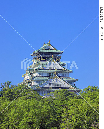 大阪城 北側( 新鴫野橋から ) 大阪城 北側( 新鴫野橋から ) 58507934