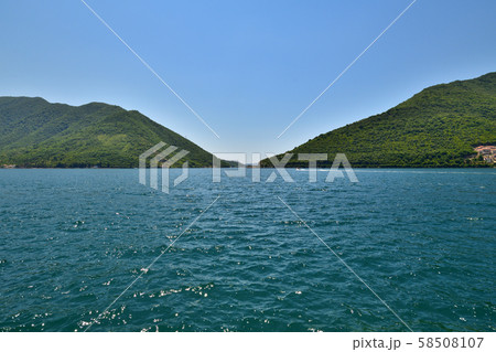 Summertime landscape in Kotor bay in Montenegro Summertime landscape in Kotor bay in Montenegro 58508107