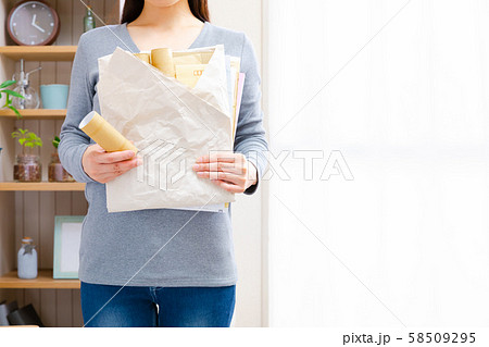 ゴミの捨て方　ミックスペーパー 58509295