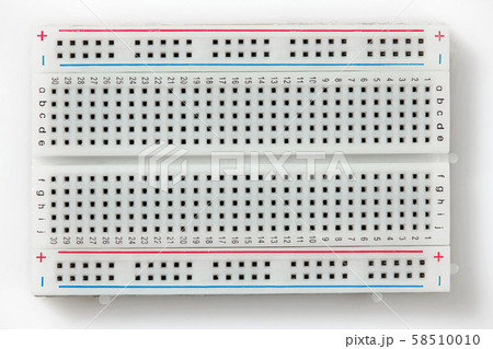 circuit mounting plate closeup for mounting 58510010