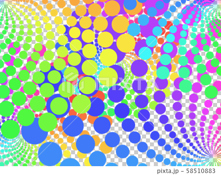 Multicolored abstract of object in white background 58510883