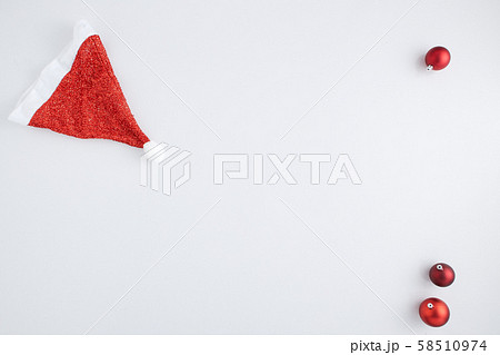 Christmas decorations background on the white Christmas decorations background on the white 58510974
