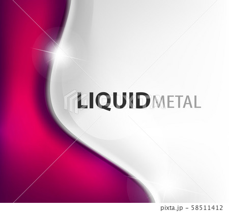 Flowing liquid metal background design Flowing liquid metal background design 58511412