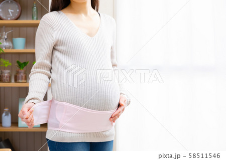 骨盤ベルト　妊婦　着脱　調整 58511546