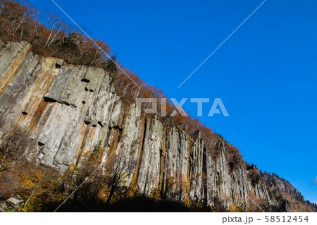 天人峡の柱状節理 58512454